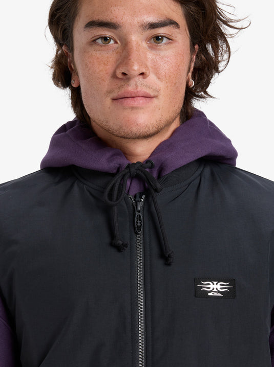 Quiksilver Men's Wasted Gillet Snow Jacket True Black EQYJK04155-KVJ0