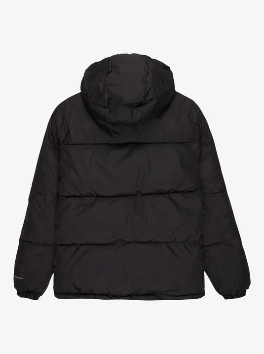 Quiksilver Men's Cold Days Puffer Hooded Jacket Black EQYJK04173-KVJ0