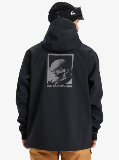 Quiksilver Men's Live For The Dream Hooded Snow Jacket True Black EQYJK04185-KVJ0