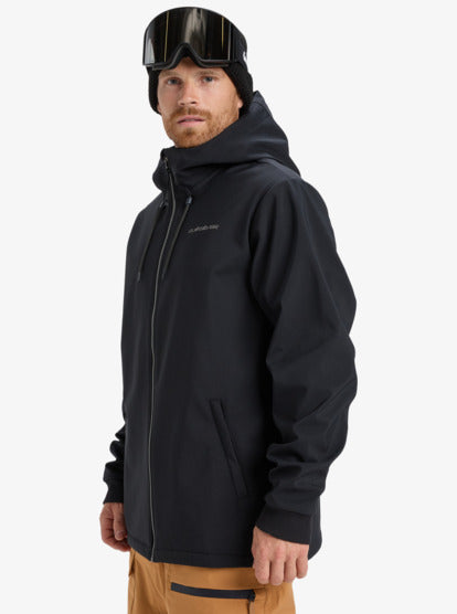 Load image into Gallery viewer, Quiksilver Men's Live For The Dream Hooded Snow Jacket True Black EQYJK04185-KVJ0
