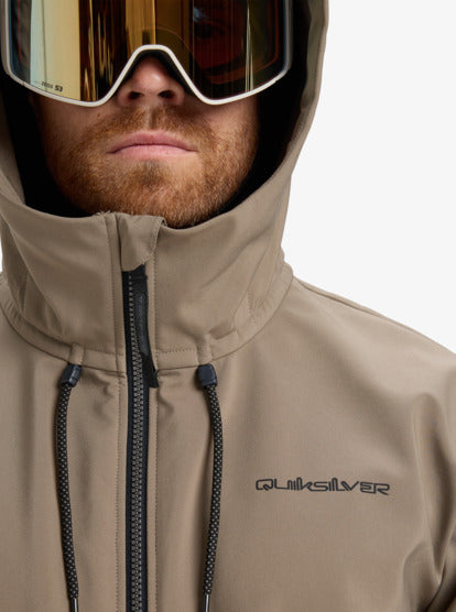 Load image into Gallery viewer, Quiksilver Men's Live For The Dream Hooded Snow Jacket Fallen Rock EQYJK04185-TZC0
