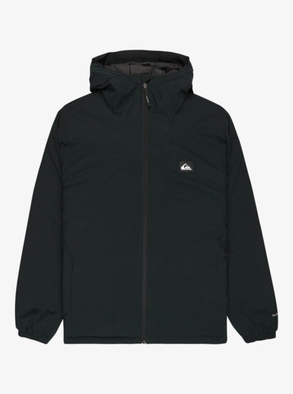 Quiksilver Men's Overcast 3K Insulated Waterproof Hooded Jacket Black EQYJK04194-KVJ0