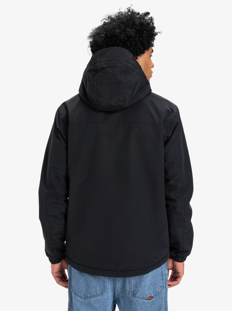 Load image into Gallery viewer, Quiksilver Men&#39;s Overcast 3K Warm Jacket Black EQYJK04202-KVJ0
