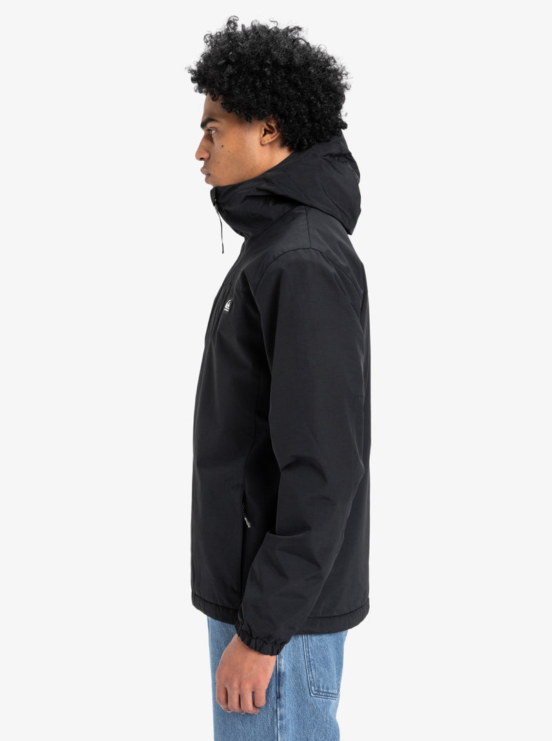 Load image into Gallery viewer, Quiksilver Men&#39;s Overcast 3K Warm Jacket Black EQYJK04202-KVJ0
