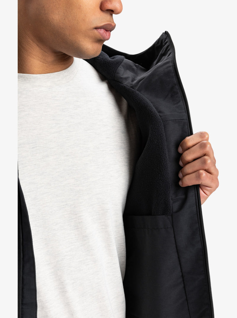 Load image into Gallery viewer, Quiksilver Men&#39;s Overcast 3K Warm Jacket Black EQYJK04202-KVJ0
