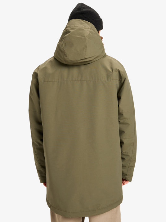 Quiksilver Men's Overcast 3K Parka Grape Leaf EQYJK04203-CRE0