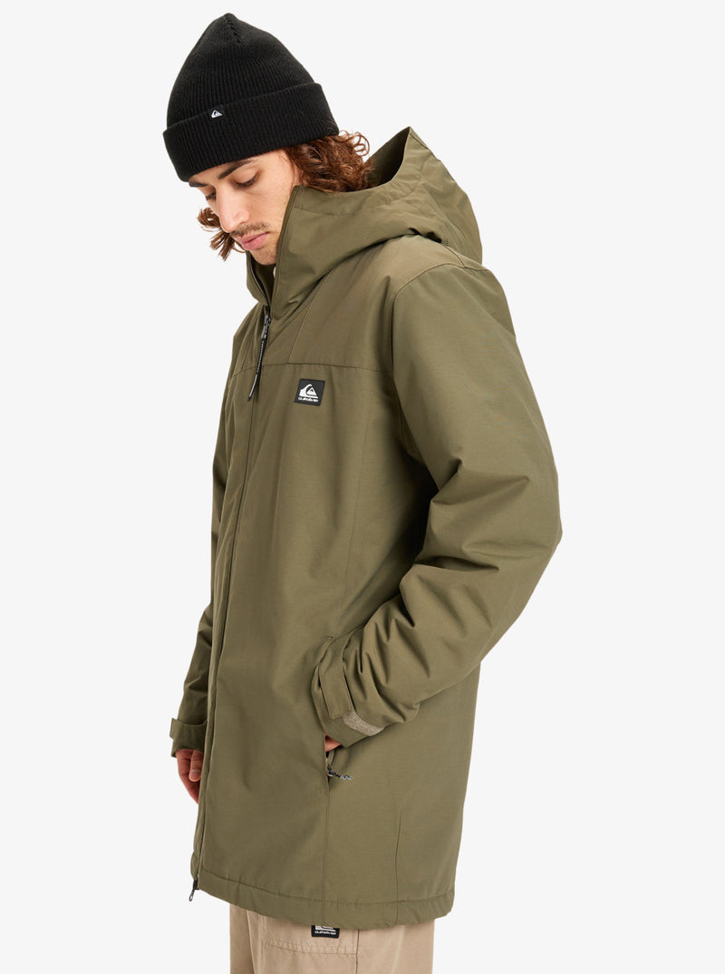 Load image into Gallery viewer, Quiksilver Men&#39;s Overcast 3K Parka Grape Leaf EQYJK04203-CRE0
