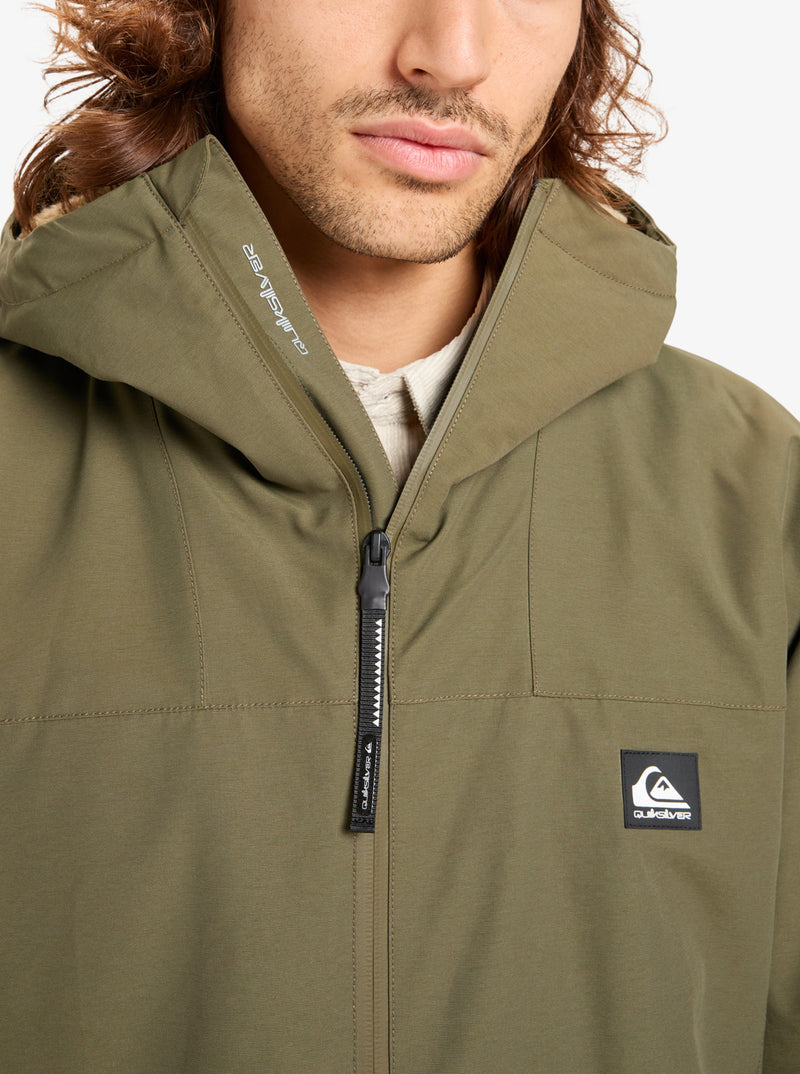 Load image into Gallery viewer, Quiksilver Men&#39;s Overcast 3K Parka Grape Leaf EQYJK04203-CRE0
