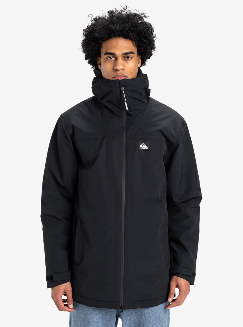 Load image into Gallery viewer, Quiksilver Men&#39;s Overcast 3K Parka Black EQYJK04203-KVJ0
