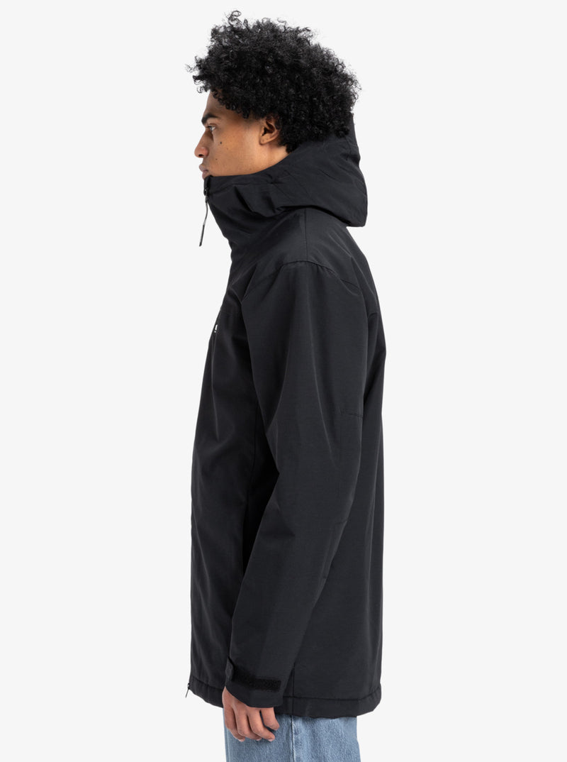 Load image into Gallery viewer, Quiksilver Men&#39;s Overcast 3K Parka Black EQYJK04203-KVJ0
