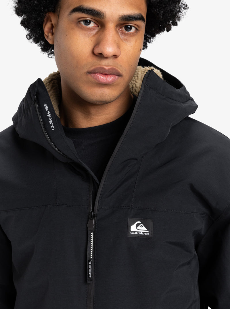 Load image into Gallery viewer, Quiksilver Men&#39;s Overcast 3K Parka Black EQYJK04203-KVJ0
