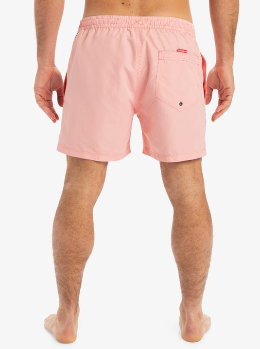 Quiksilver Men's Everyday Deluxe 15" Swim Shorts Fiery Coral EQYJV04101_MKZ0