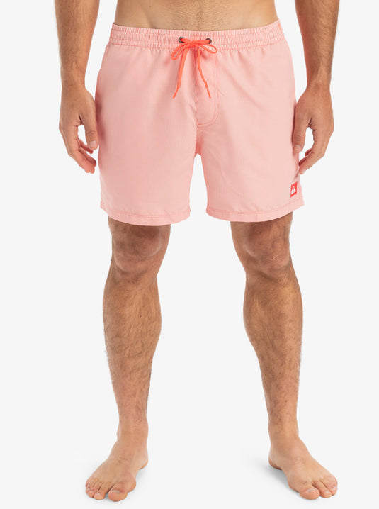 Quiksilver Men's Everyday Deluxe 15" Swim Shorts Fiery Coral EQYJV04101_MKZ0