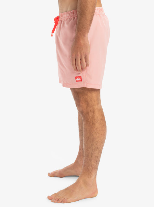 Quiksilver Men's Everyday Deluxe 15" Swim Shorts Fiery Coral EQYJV04101_MKZ0
