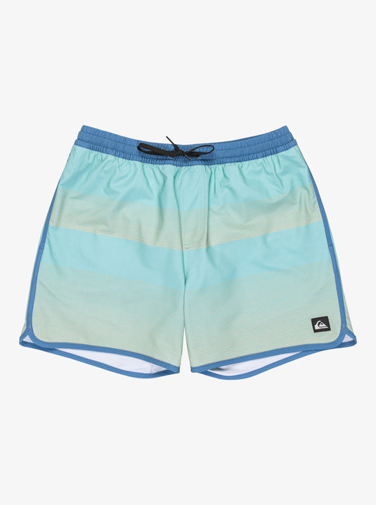 Quiksilver Men's Surfsilk Scallop 16" Boardshorts Aquifer Tijuana EQYJV04108-BGW6