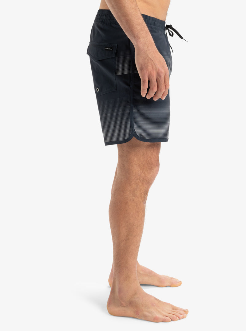 Load image into Gallery viewer, Quiksilver Men&#39;s Surfsilk Scallop 16&quot; Boardshorts Dark Navy Tijuana EQYJV04108-KTP6
