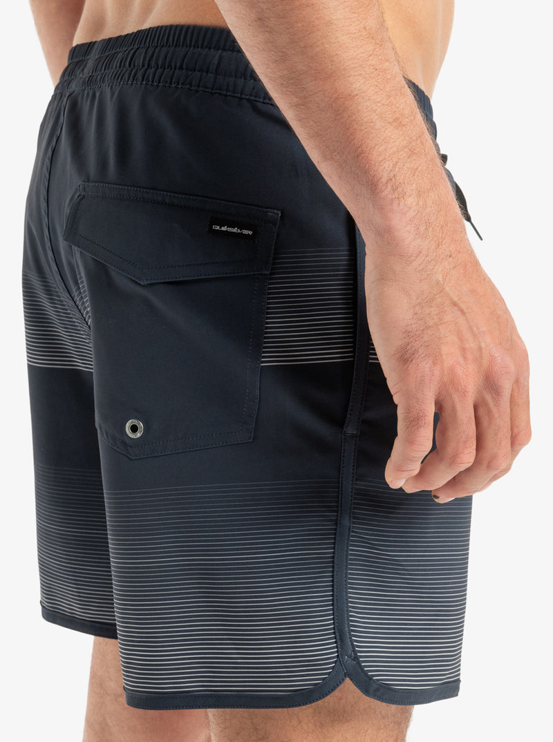 Load image into Gallery viewer, Quiksilver Men&#39;s Surfsilk Scallop 16&quot; Boardshorts Dark Navy Tijuana EQYJV04108-KTP6
