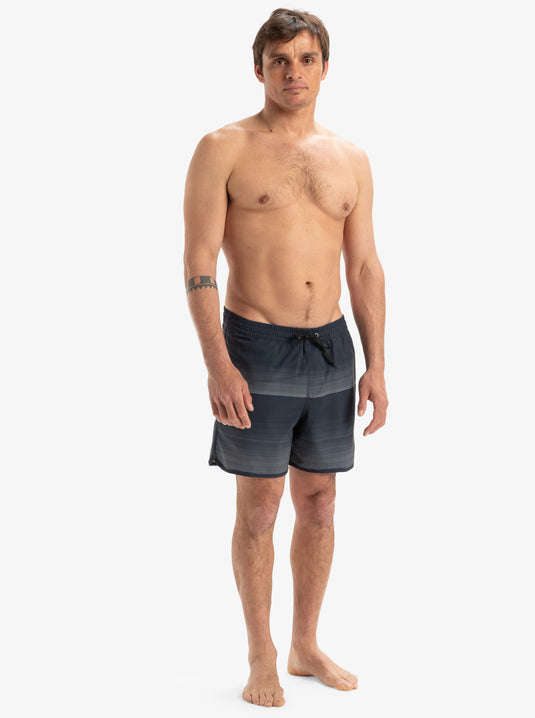 Quiksilver Men's Surfsilk Scallop 16" Boardshorts Dark Navy Tijuana EQYJV04108-KTP6
