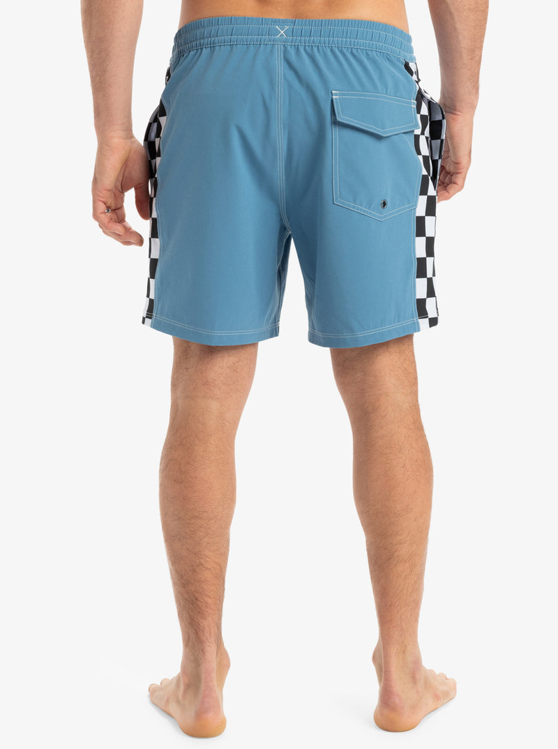 Load image into Gallery viewer, Quiksilver Men&#39;s Original Arch Volley 17&quot; Swim Shorts Coronet Blue EQYJV04109-BLQ0

