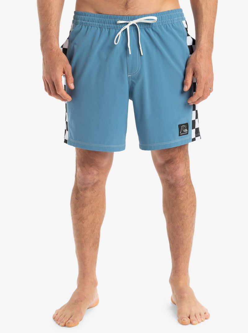Load image into Gallery viewer, Quiksilver Men&#39;s Original Arch Volley 17&quot; Swim Shorts Coronet Blue EQYJV04109-BLQ0
