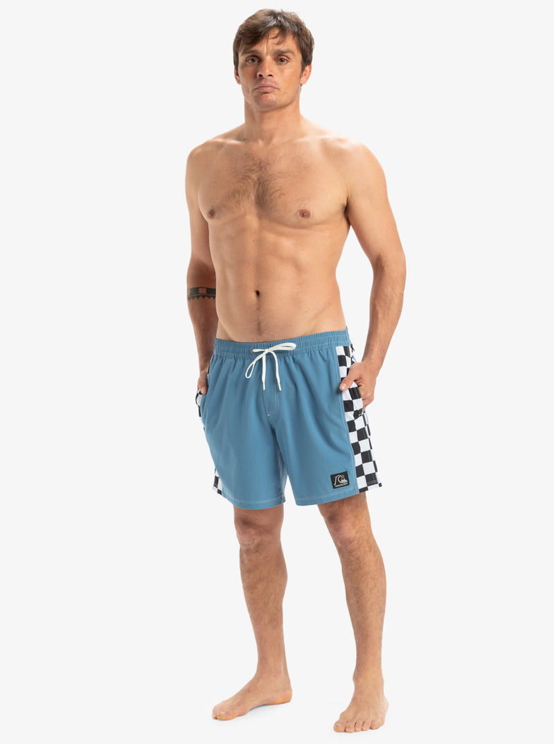 Load image into Gallery viewer, Quiksilver Men&#39;s Original Arch Volley 17&quot; Swim Shorts Coronet Blue EQYJV04109-BLQ0
