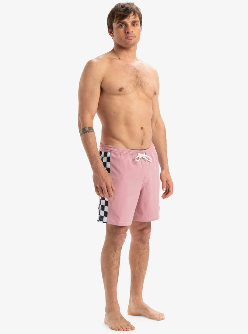 Load image into Gallery viewer, Quiksilver Men&#39;s Original Arch Volley 17&quot; Swim Shorts Lilac EQYJV04109-PJM0
