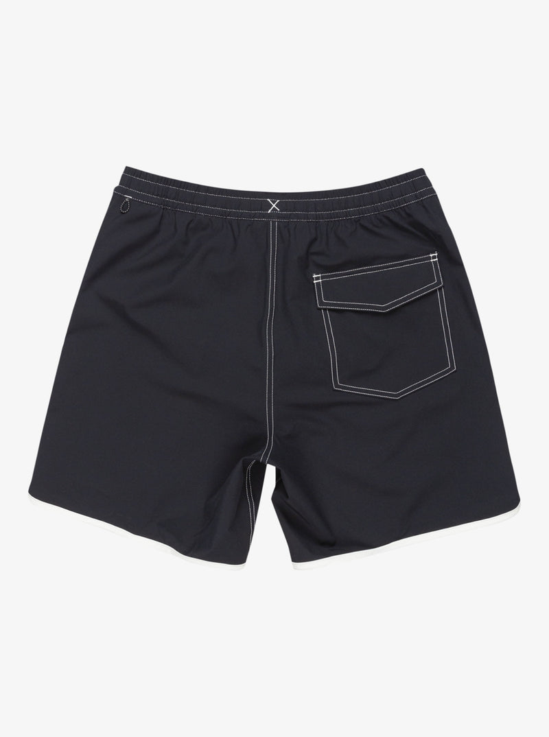 Load image into Gallery viewer, Quiksilver Men&#39;s Original Scallop 17&quot; Swim Shorts Black EQYJV04110_KVJ0
