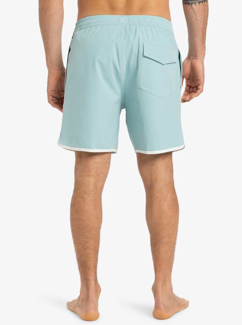 Load image into Gallery viewer, Quiksilver Men&#39;s Original Scallop 17&quot; Swim Shorts Aquifer EQYJV04110_BGW0
