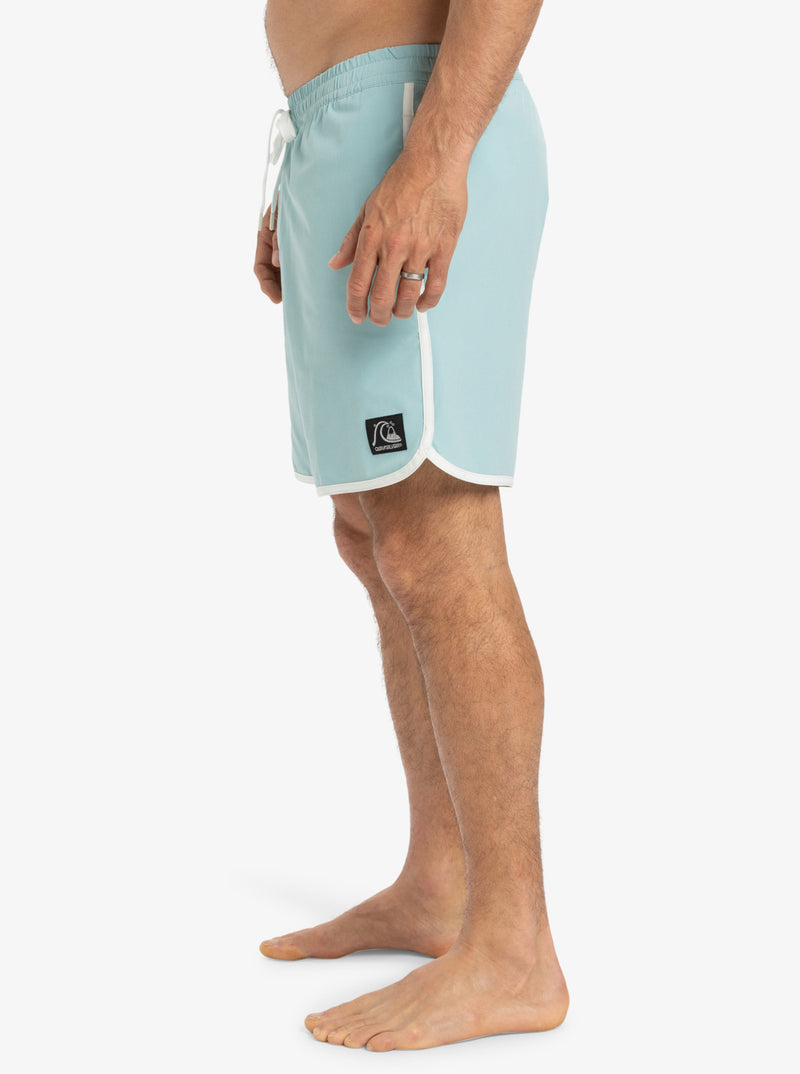 Load image into Gallery viewer, Quiksilver Men&#39;s Original Scallop 17&quot; Swim Shorts Aquifer EQYJV04110_BGW0
