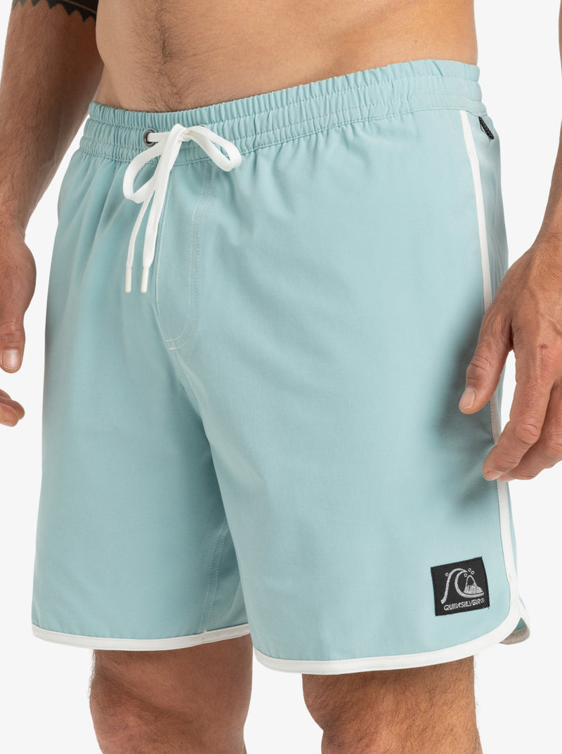 Load image into Gallery viewer, Quiksilver Men&#39;s Original Scallop 17&quot; Swim Shorts Aquifer EQYJV04110_BGW0
