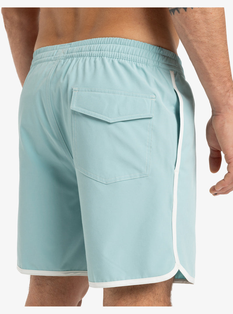 Load image into Gallery viewer, Quiksilver Men&#39;s Original Scallop 17&quot; Swim Shorts Aquifer EQYJV04110_BGW0
