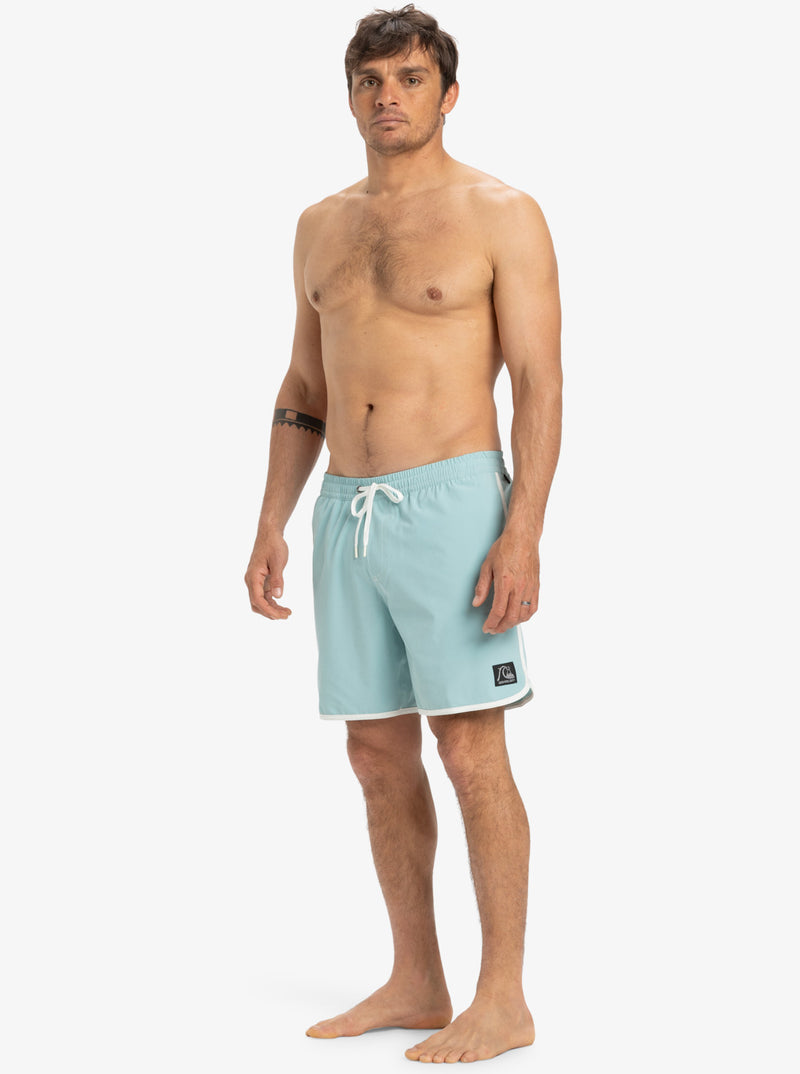 Load image into Gallery viewer, Quiksilver Men&#39;s Original Scallop 17&quot; Swim Shorts Aquifer EQYJV04110_BGW0
