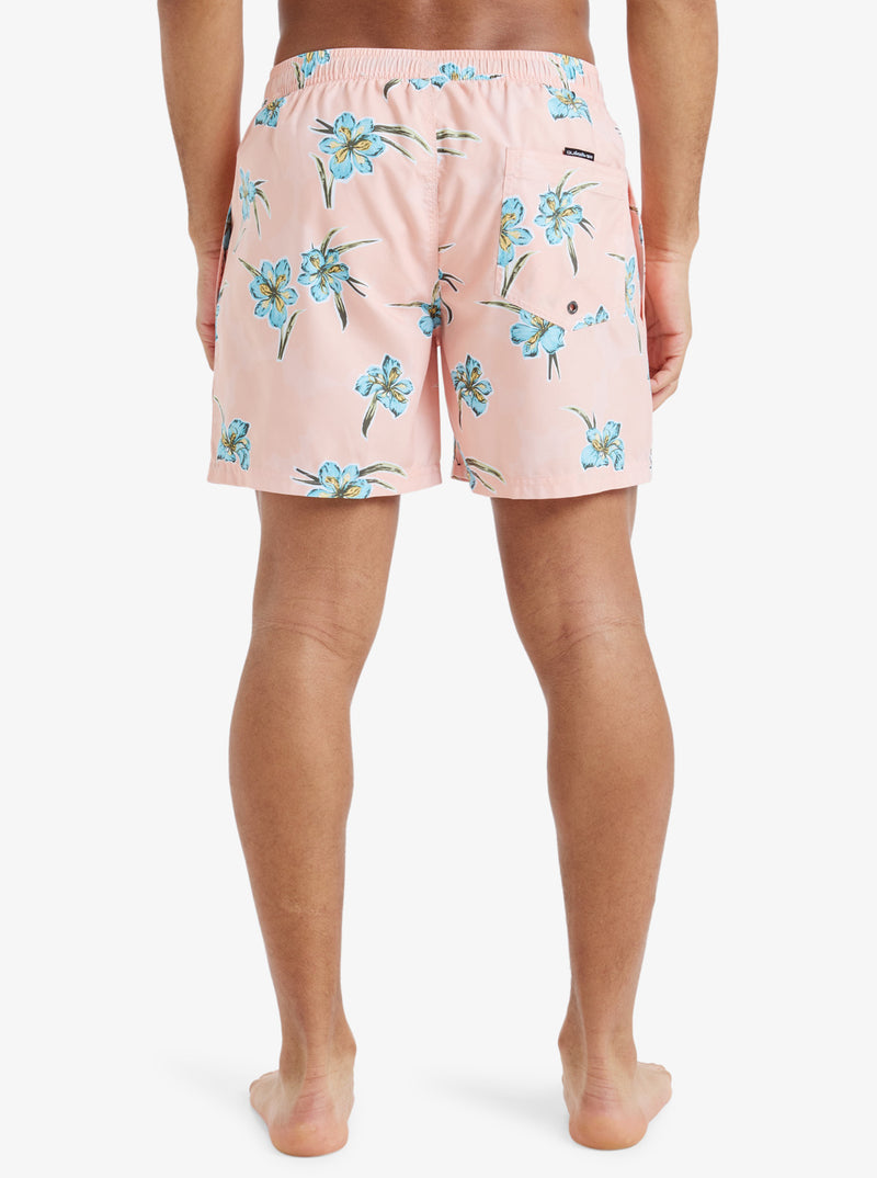 Load image into Gallery viewer, Quiksilver Men&#39;s Everyday Straight 15&quot; Swim Shorts Peach Parfait Backyards EQYJV04121_ME7

