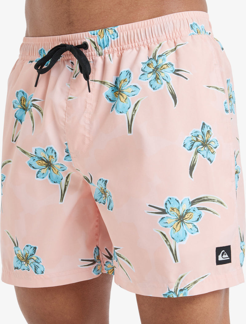 Load image into Gallery viewer, Quiksilver Men&#39;s Everyday Straight 15&quot; Swim Shorts Peach Parfait Backyards EQYJV04121_ME7
