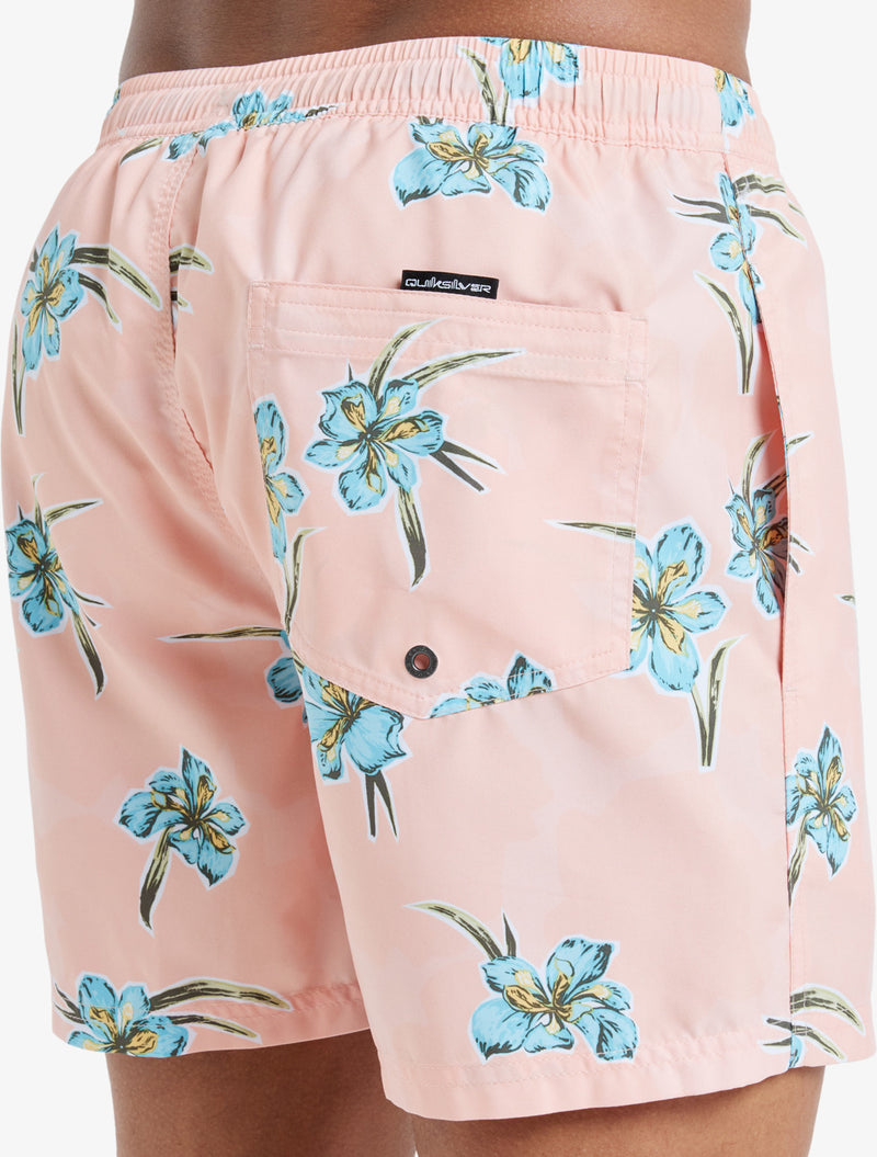 Load image into Gallery viewer, Quiksilver Men&#39;s Everyday Straight 15&quot; Swim Shorts Peach Parfait Backyards EQYJV04121_ME7
