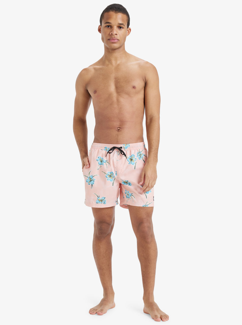 Load image into Gallery viewer, Quiksilver Men&#39;s Everyday Straight 15&quot; Swim Shorts Peach Parfait Backyards EQYJV04121_ME7
