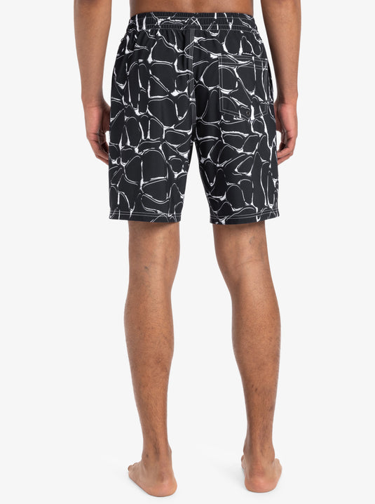 Quiksilver Men's Mercury Straight 19'' Swim Shorts Black Mercury EQYJV04125-KVJ6