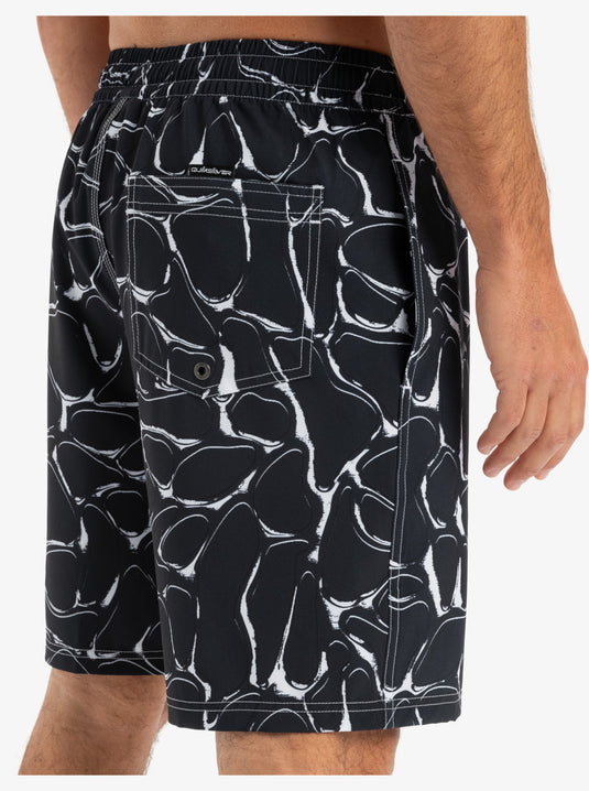 Quiksilver Men's Mercury Straight 19'' Swim Shorts Black Mercury EQYJV04125-KVJ6