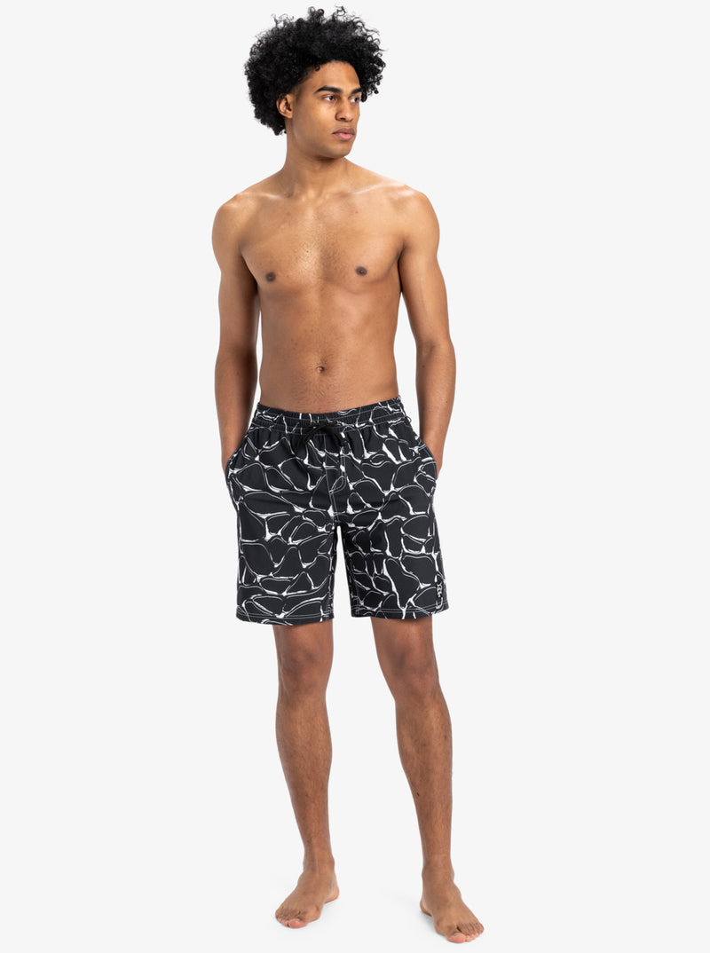 Load image into Gallery viewer, Quiksilver Men&#39;s Mercury Straight 19&#39;&#39; Swim Shorts Black Mercury EQYJV04125-KVJ6
