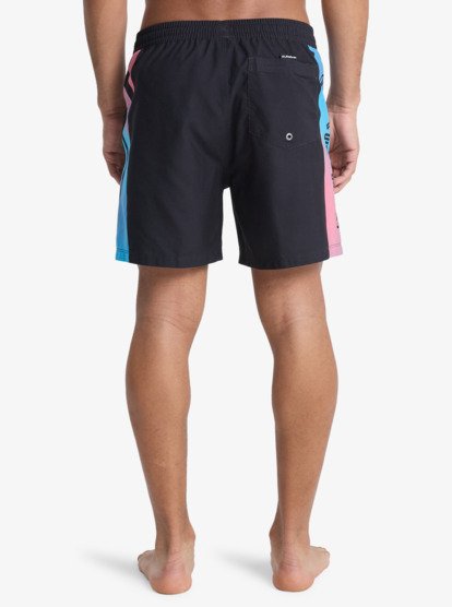 Load image into Gallery viewer, Quiksilver Men's Everyday Holmes Volley 16'' Swim Shorts Black Holmes EQYJV04221-KVJ6
