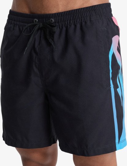 Load image into Gallery viewer, Quiksilver Men's Everyday Holmes Volley 16'' Swim Shorts Black Holmes EQYJV04221-KVJ6
