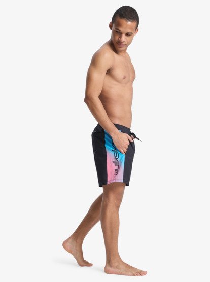 Quiksilver Men's Everyday Holmes Volley 16'' Swim Shorts Black Holmes EQYJV04221-KVJ6
