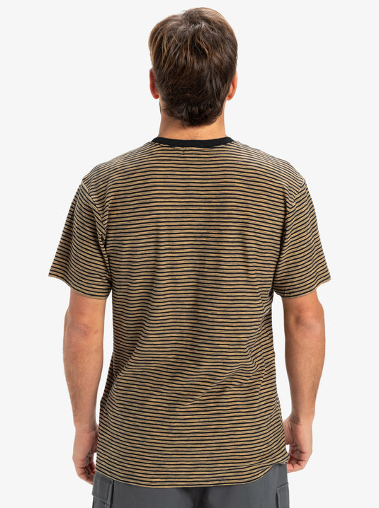 Quiksilver Men's Kentin Short Sleeves T-Shirt Blackkentinstripes EQYKT04361-KVJ3