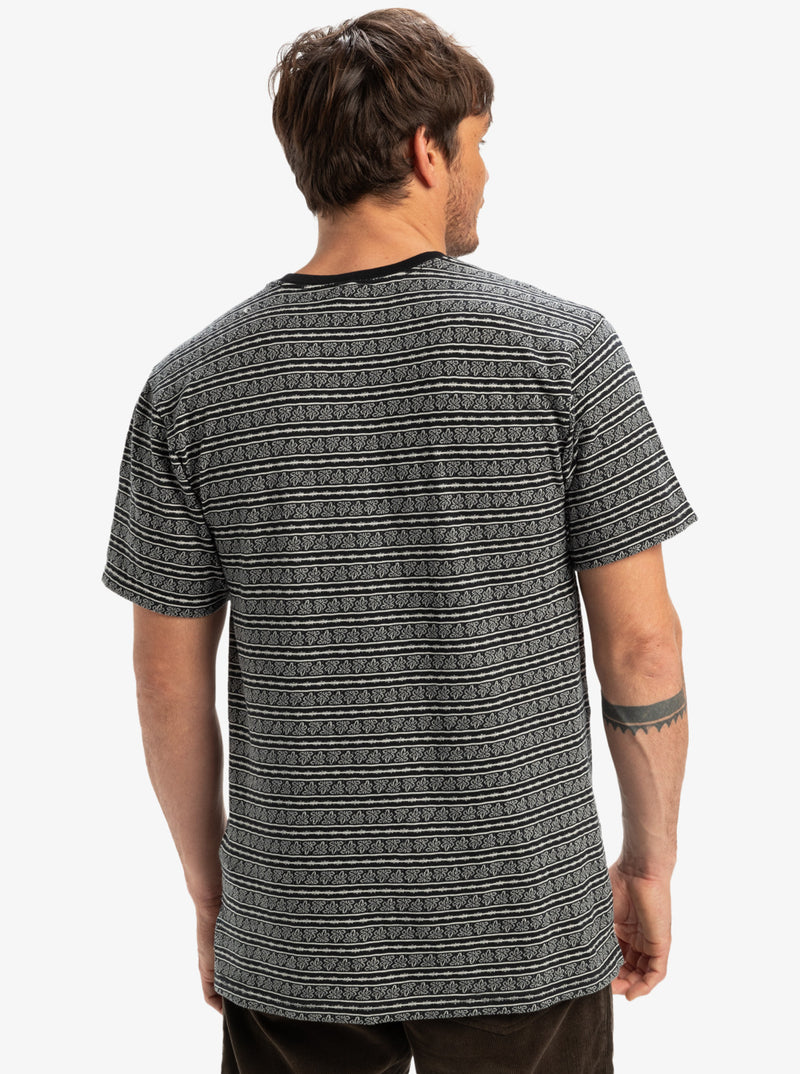 Load image into Gallery viewer, Quiksilver Men&#39;s Street Way Short Sleeves T-Shirt Black Street Way EQYKT04364-KVJ6
