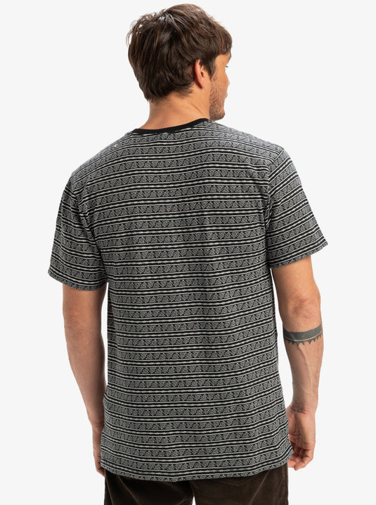 Quiksilver Men's Street Way Short Sleeves T-Shirt Black Street Way EQYKT04364-KVJ6