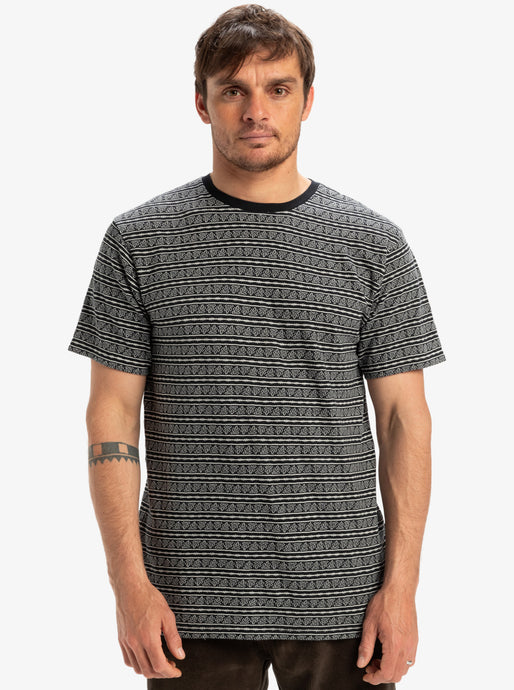 Quiksilver Men's Street Way Short Sleeves T-Shirt Black Street Way EQYKT04364-KVJ6