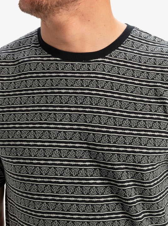 Quiksilver Men's Street Way Short Sleeves T-Shirt Black Street Way EQYKT04364-KVJ6