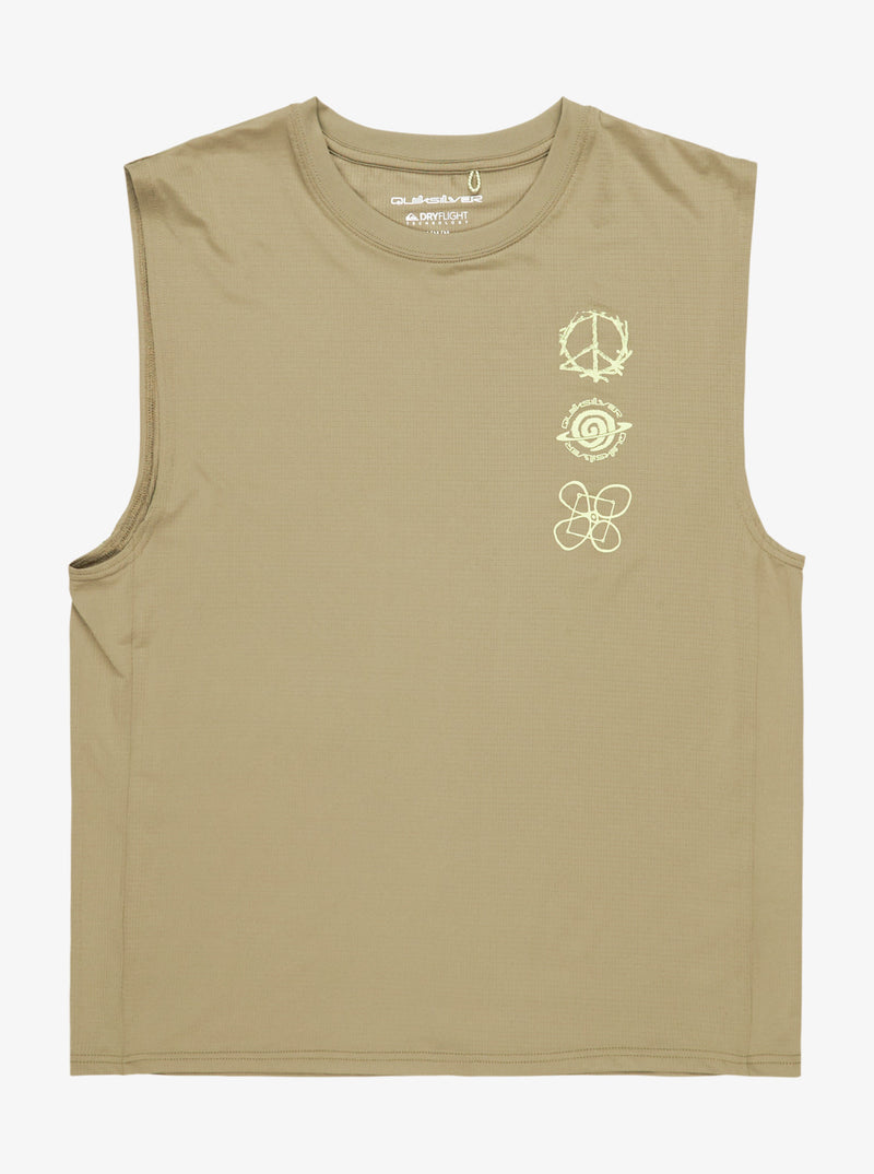 Load image into Gallery viewer, Quiksilver Men&#39;s Lap Time Muscle Tank Top Aloe EQYKT04376-TMZ0
