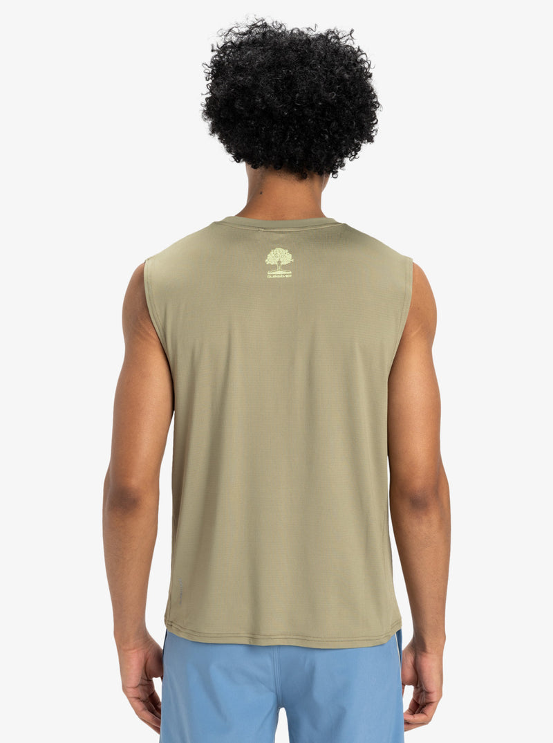 Load image into Gallery viewer, Quiksilver Men&#39;s Lap Time Muscle Tank Top Aloe EQYKT04376-TMZ0
