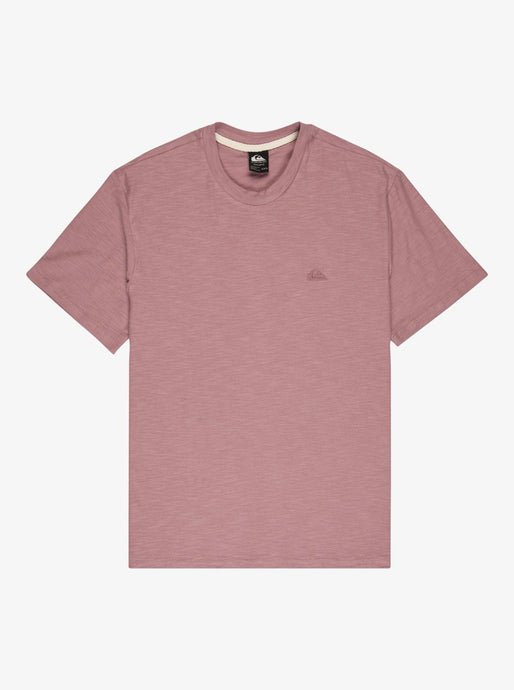 Quiksilver Men's Slub Roundneck Short Sleeve T-Shirt Elderberry EQYKT04391_PKM0